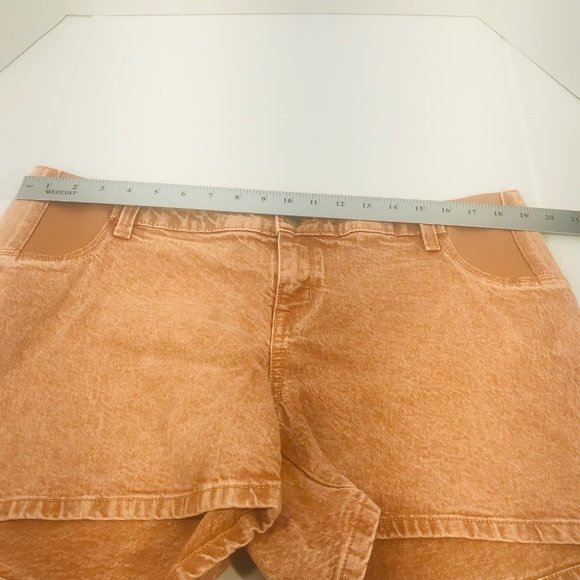 Isabel Maternity Ingrid/Isabel Women's Size 12 Side Panel Brown Carpenter Short - Picture 7 of 16